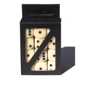 Terninger ensfarvede (12 stk.)