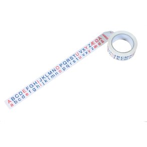 Bogstav-tape/alfabet-tape (1 stk.)