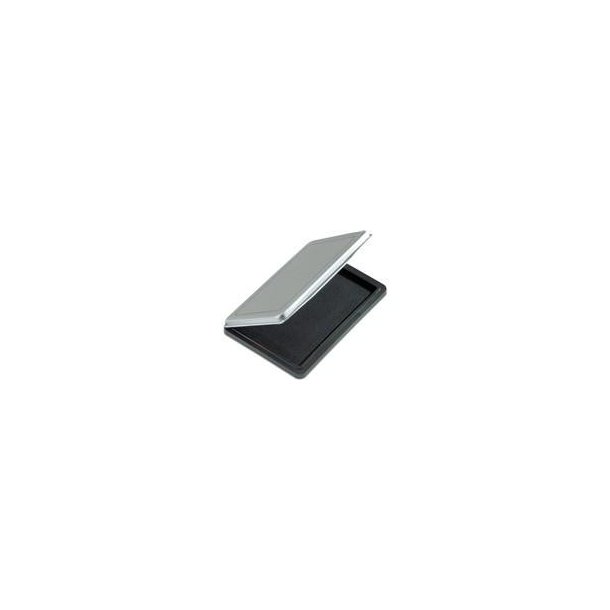 Stempelpude sort 11x7cm