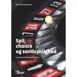 Materialetaske samt bog - Spil, chance