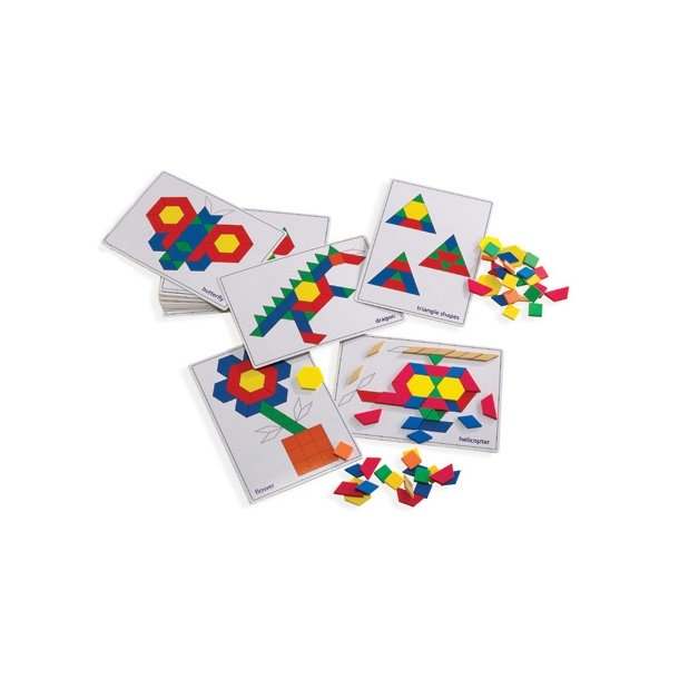 Geometriske mnsterblokke Aktivitetskort