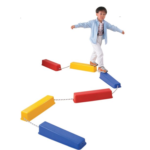 Step Logs 3 farver 6 stk. inkl. reb