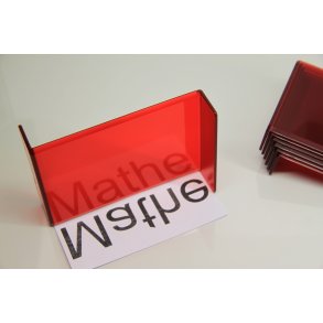 Gennemsigtigt spejl (1 stk.)