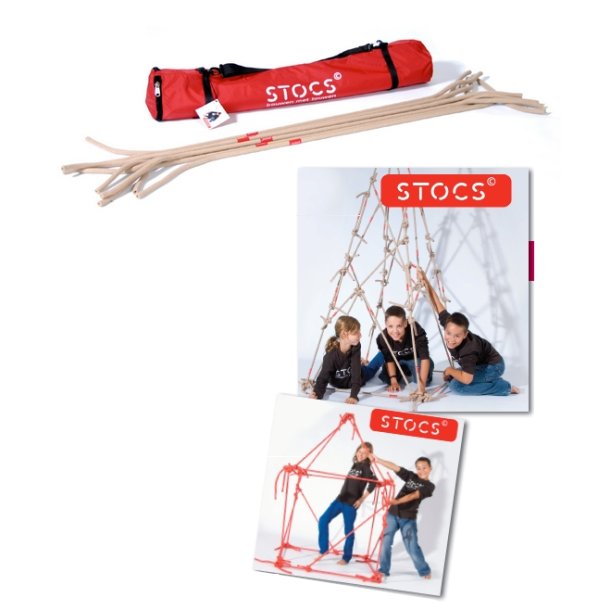 STOCS naturfarvet i taske (25 stk.)