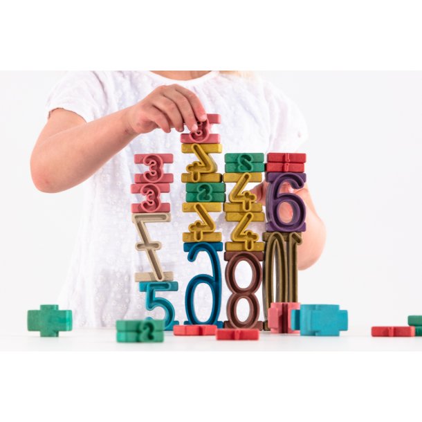 Stabeltal talrum 100 Montessori farver