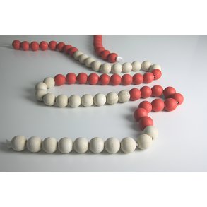 Antalkde stor m/18mm perler 10x10