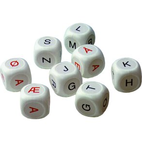 Bogstavterninger (8 stk.)