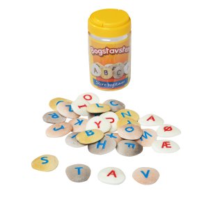 Sten med store bogstaver 29 stk.