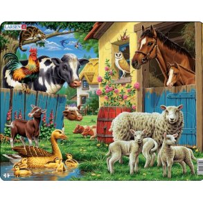 Grdens dyr pusle 36,5 x 28,5 cm.