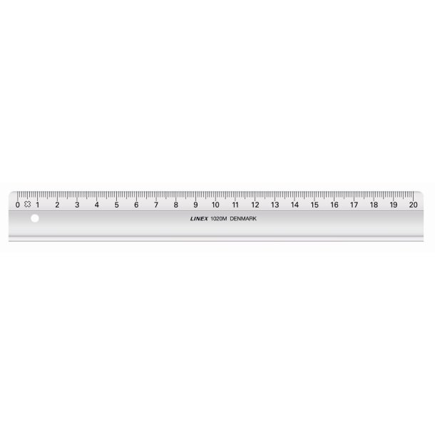 Skolelineal Linex 1020M