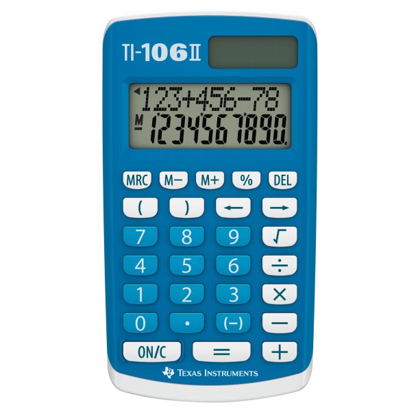Lommeregner Texas TI-106 ii