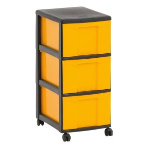 Reol med 3 store skuffer