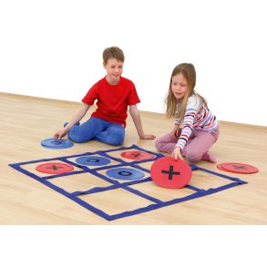 Kryds og bolle gulvmodel