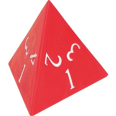 K�mpeterning 1-4 bl�d plast TETRAEDE