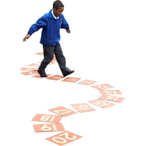 Tal mtter 11-20 af gummi