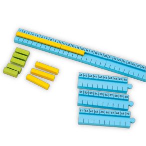 Cubes og Cuisenare Lineal 1-100 cm.