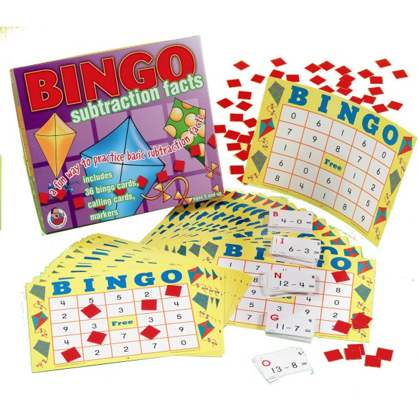 Bingospil subtraktion + addition