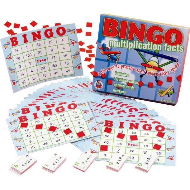 Bingospil multiplikation + division