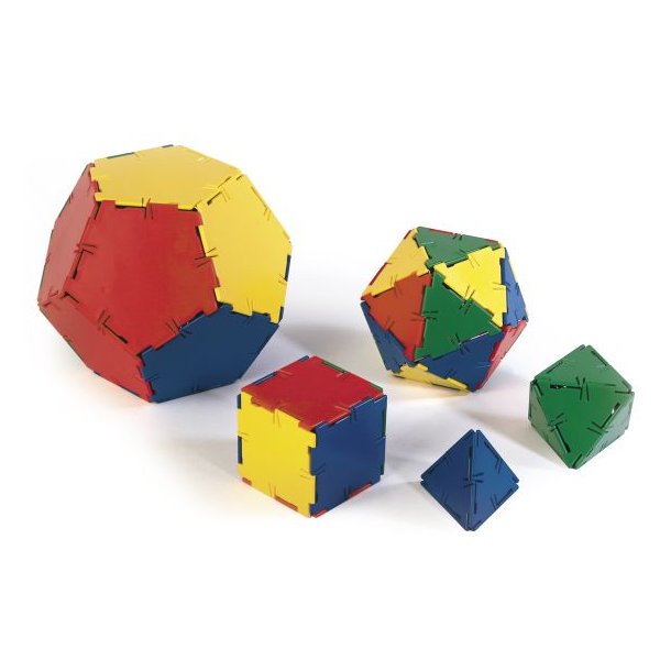 Polydron trekant/pose (100 stk.)