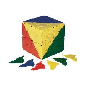 Polydron Retvinklet trekant (80 stk.)