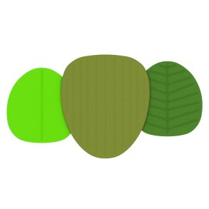 Akustik vghngt 3 stk.