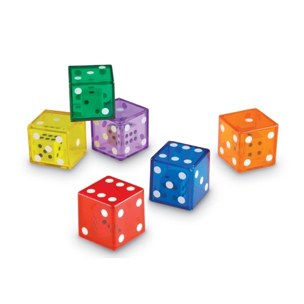 Kmpe dobbeltterning prikker 1-6, 3 cm.