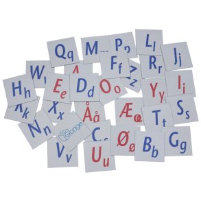 Bogstav tppefliser 30 x 30 cm 30 stk.