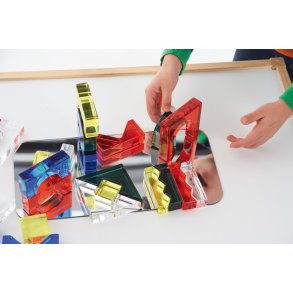 Polerede akryl blokke