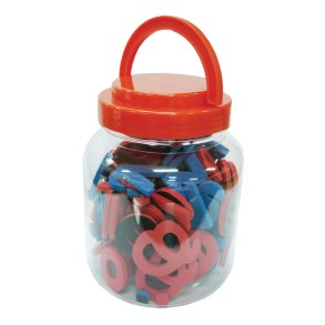 Magnetbogstaver skum sm/minuskel