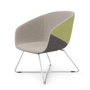 Lounge stol trdstel lav