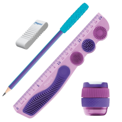 Fidget skrives�t lilla � sensorisk st�tte til koncentration (Maped)