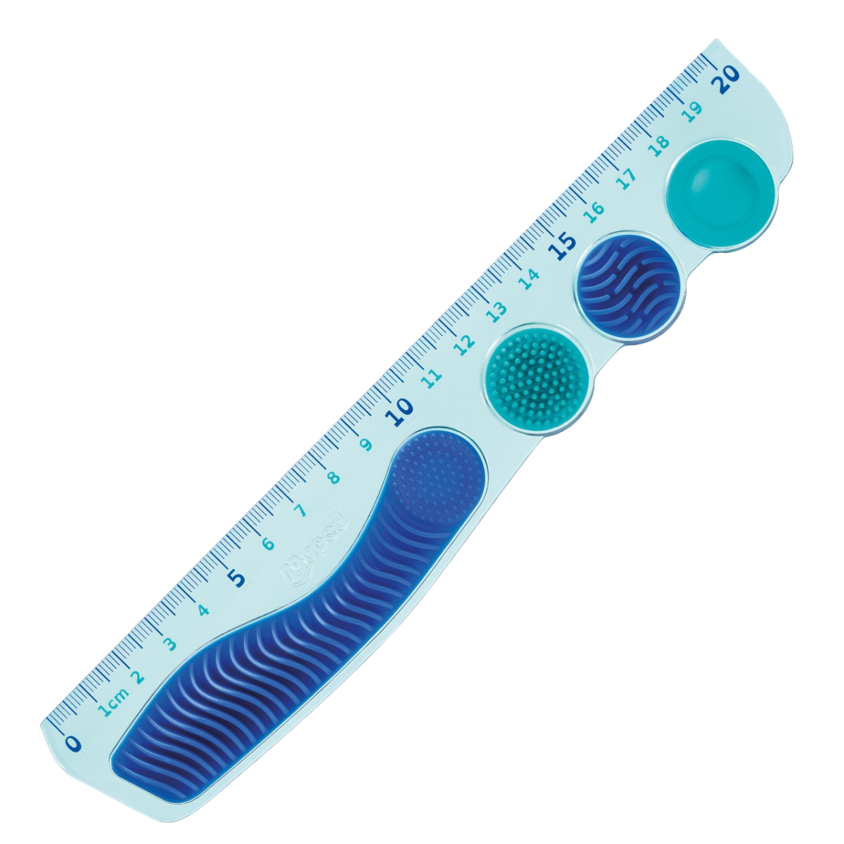 Fidget lineal 20 cm blå – sensorisk støtte til koncentration (Maped ...
