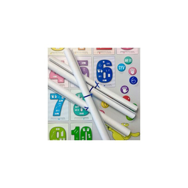 Plakat reprsentationer tal 4 stk.